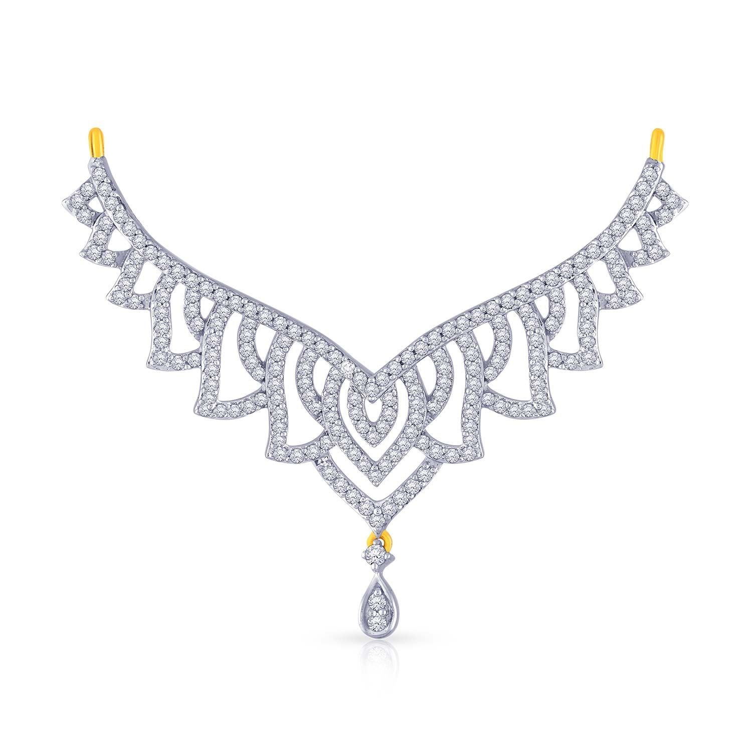 Malabar Gold and Diamonds Mine 18k (750) Yellow Gold and Diamond Pendant