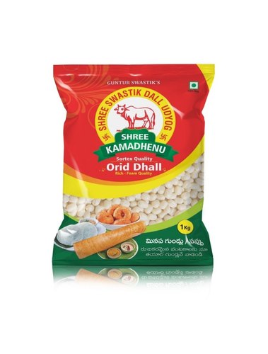 Swastik shree kamadhenu whole urad dal 1 KG-white