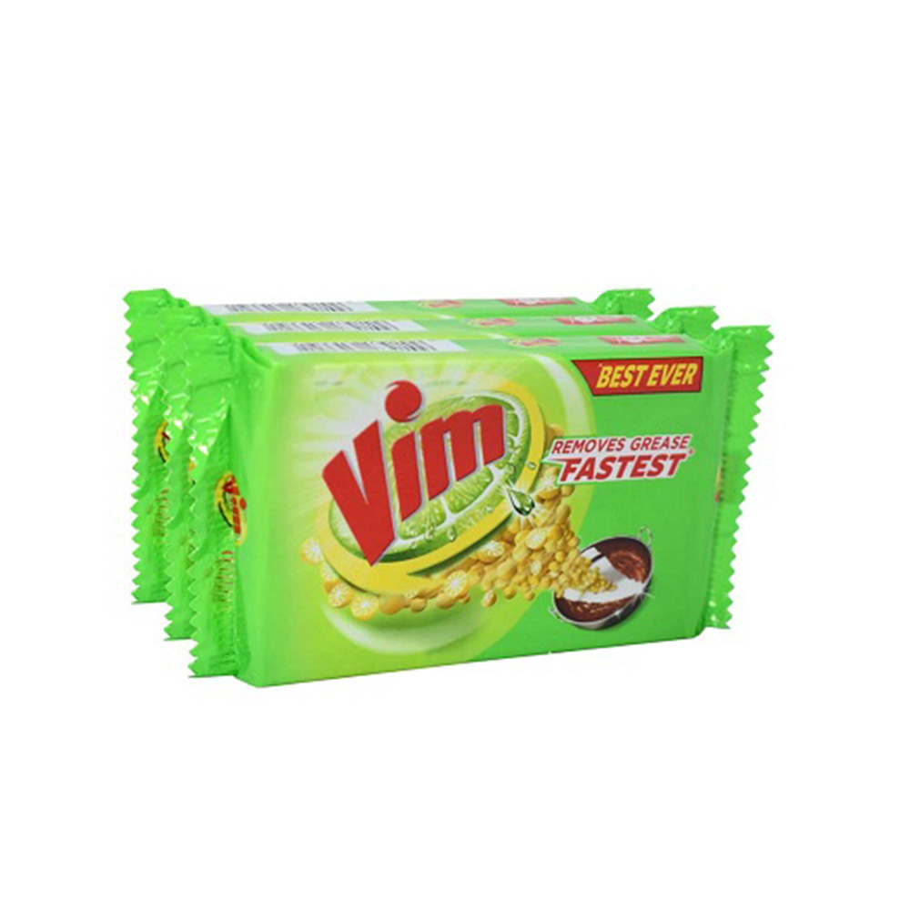 Vim Lemons Dishwash Bar ( 3*130g=390g)