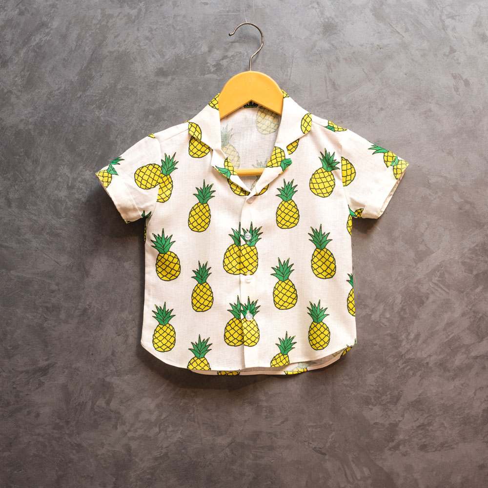 Thiya Pineapple Print Boys Shirt