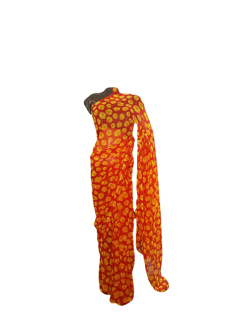 Buy-Online-Traditional-Rajasthani-Leheriya-Shibori-Red-Color-Saree