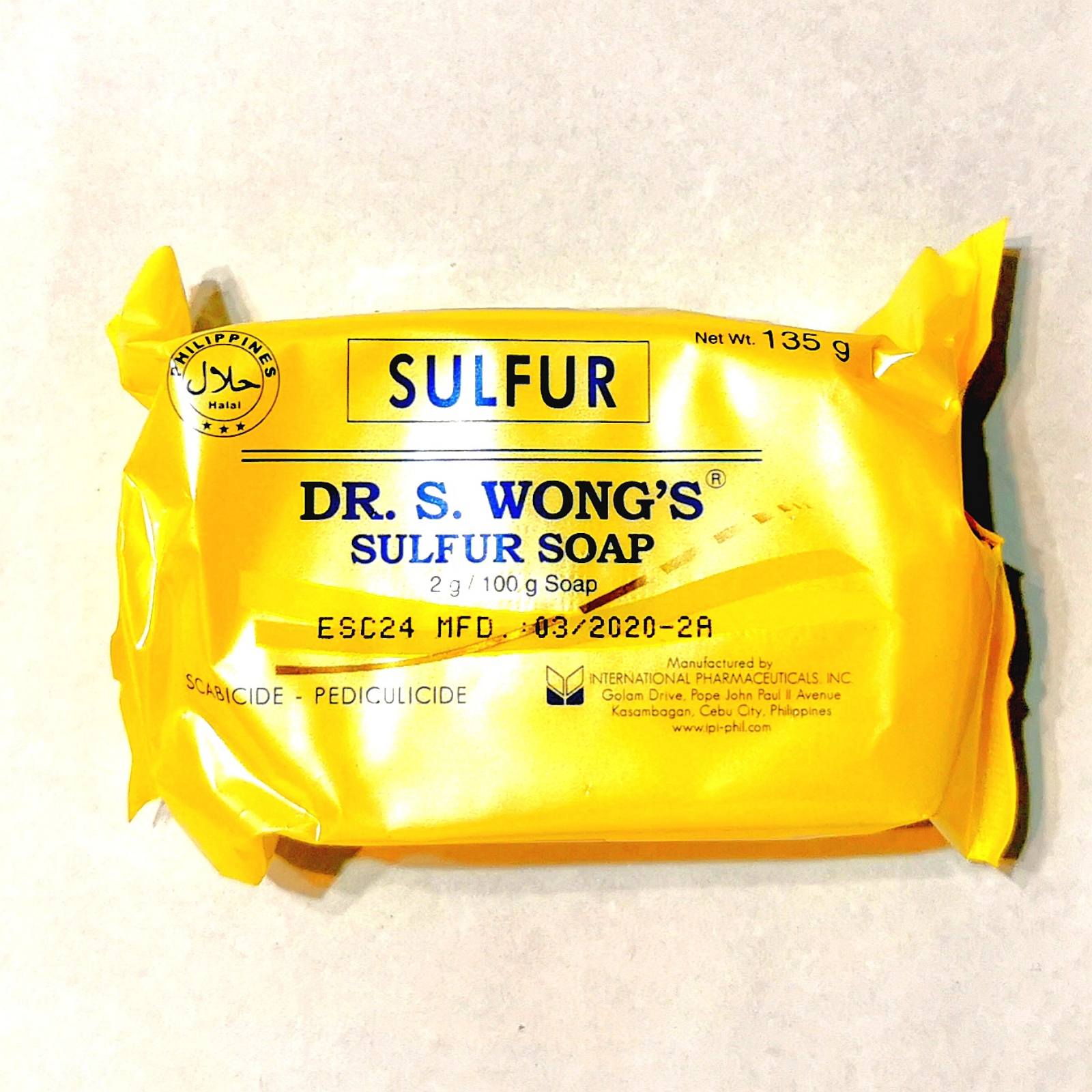 Dr. S. Wong's Sulfur Soap Original 135g