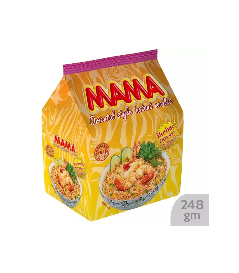 Mama Noodles Shrimp Flavour 4 pcs (248gm)