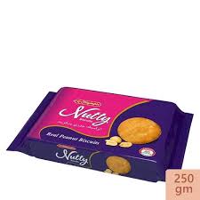 Olympic Nutty Real Peanut Biscuits 250gm