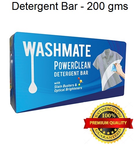 Washmate Powerclean Detergent Bar- 200 gms