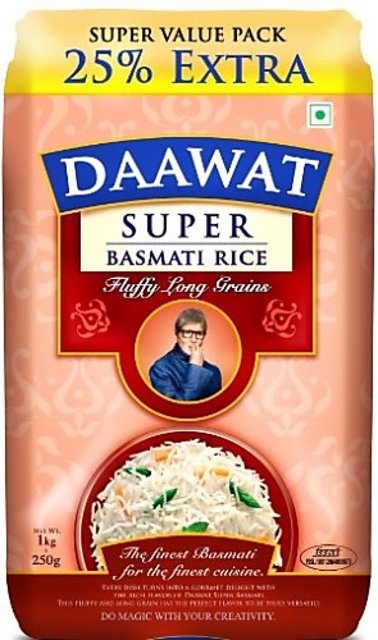 Daawat Basmati Rice 1Kg Pack