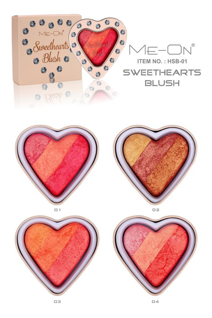 HSB01 SweetHeart Blush 4 shades
