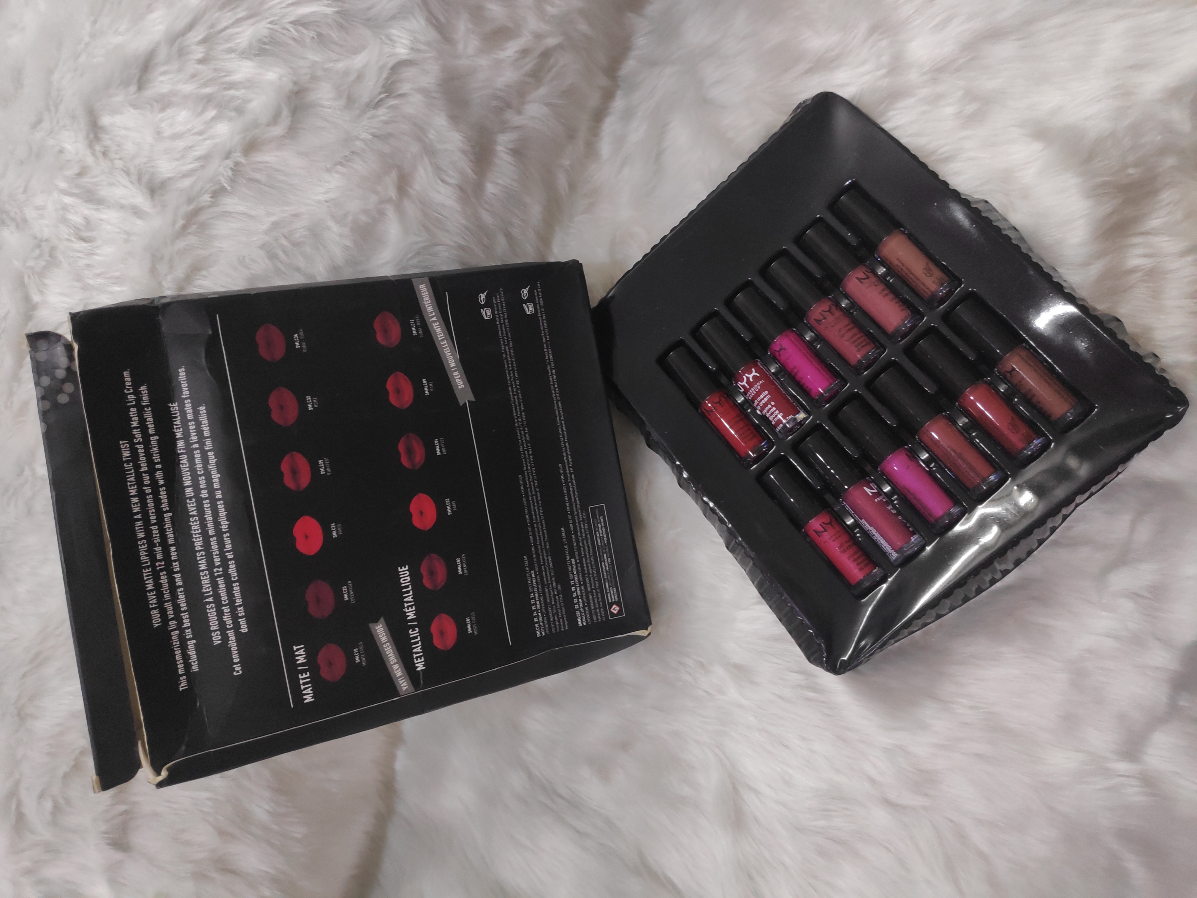 NYX Meet The Metallics Vaults Mini Lip Creme 12 shades