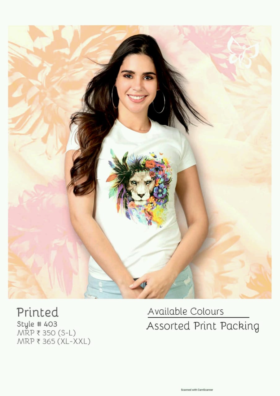 Lyra - T-Shirt - Printed - Style 403