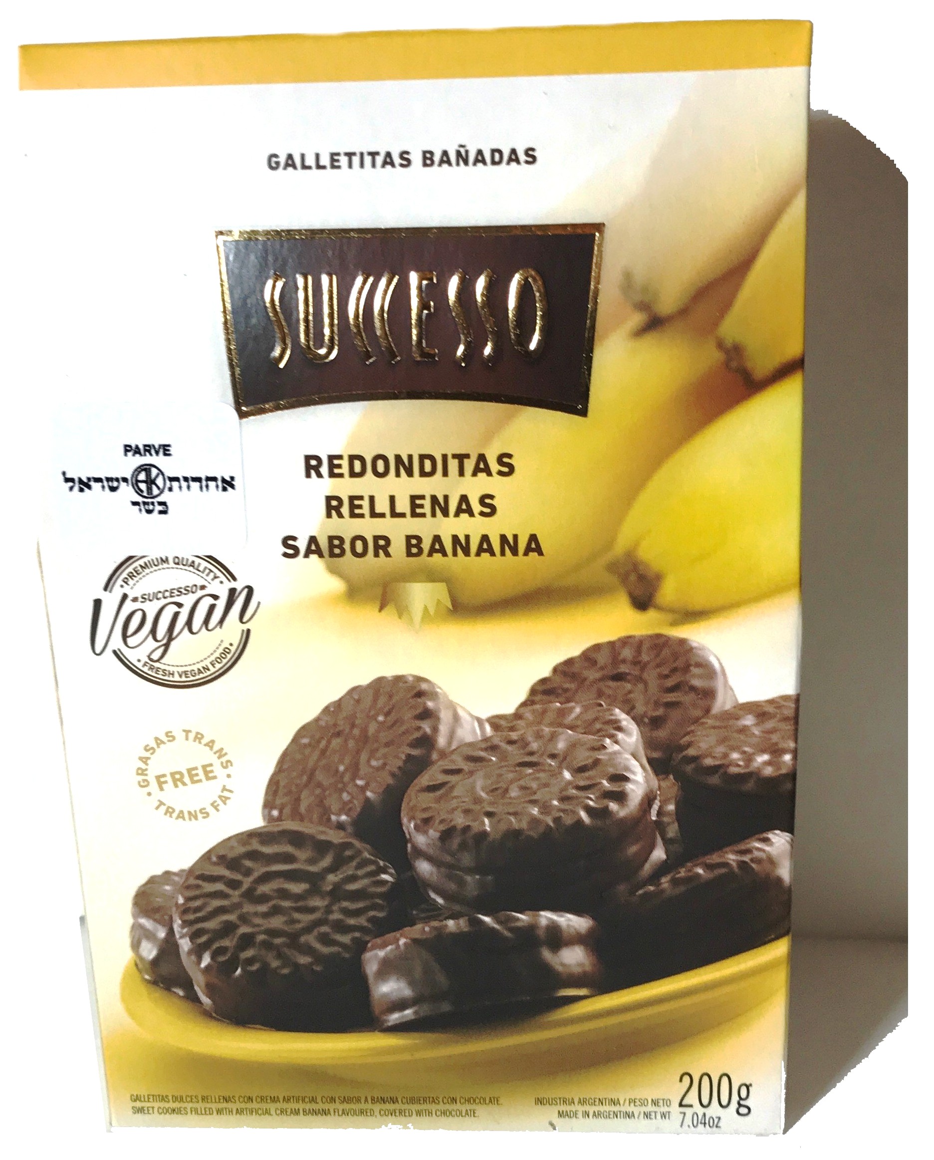 Galletitas Redonditas sabor Banana bañadas Successo x 200 g