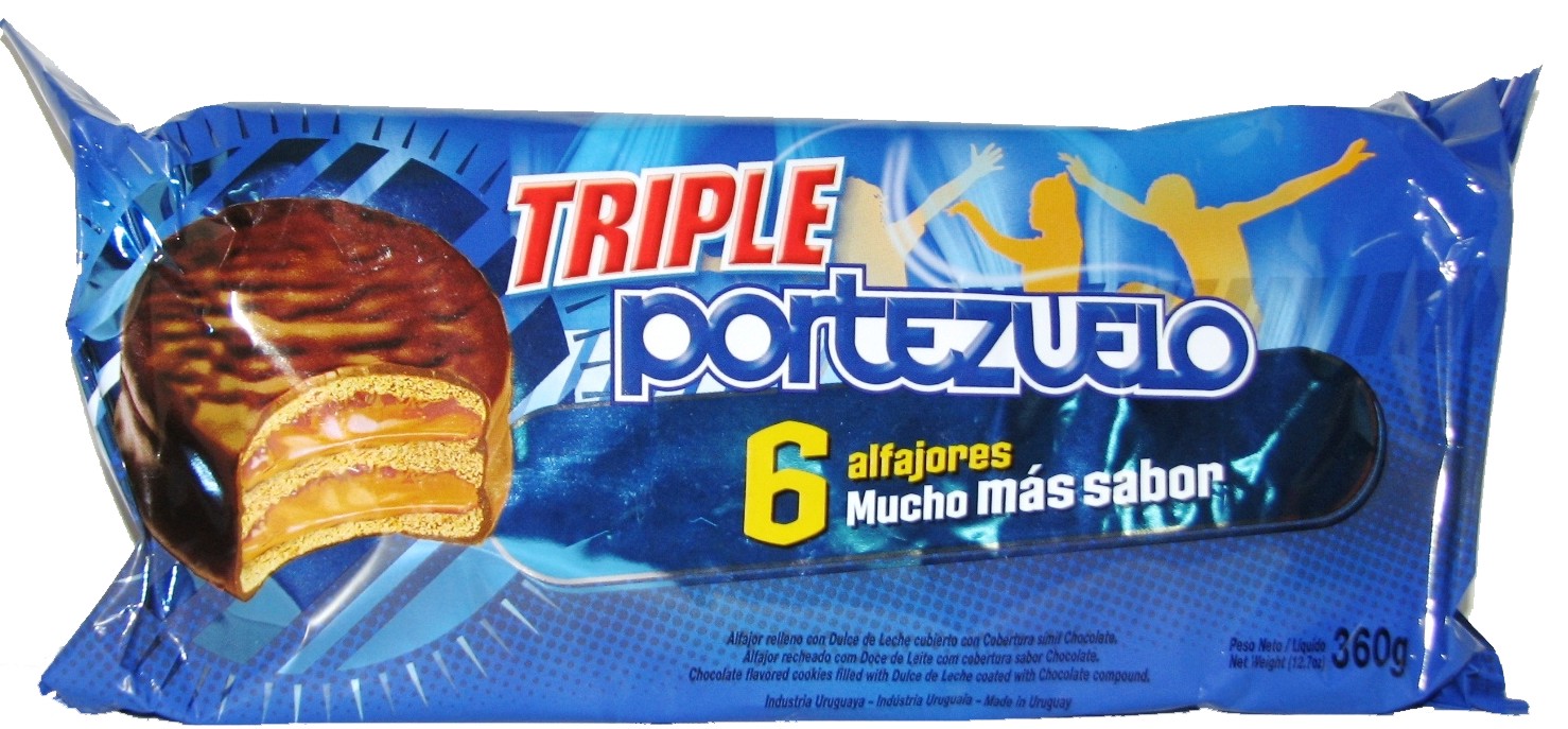 Alfajor Portezuelo Triple Chocolate 20 x 360 g