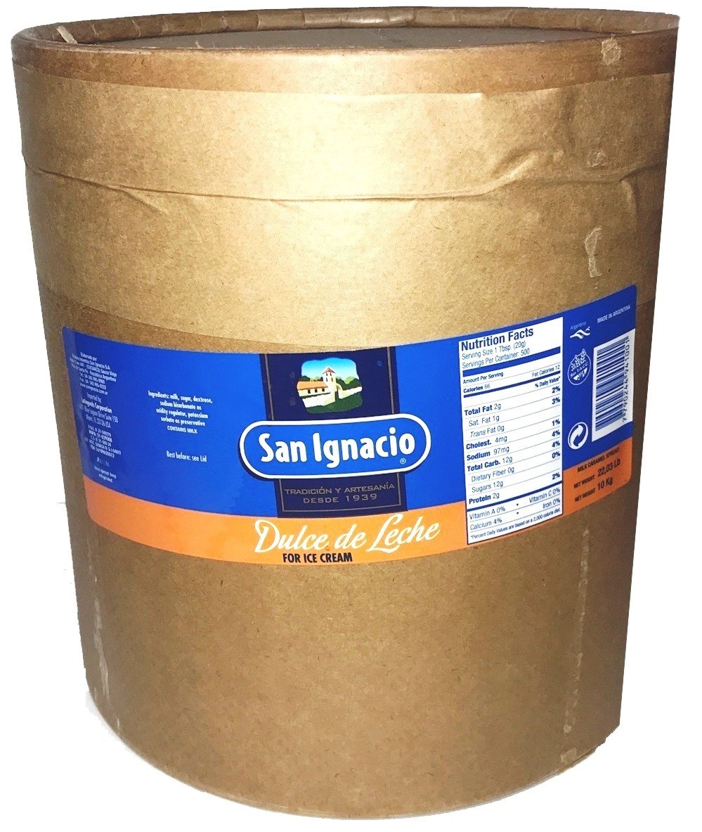 Dulce de leche heladero San Ignacio 2 x 22 Lb