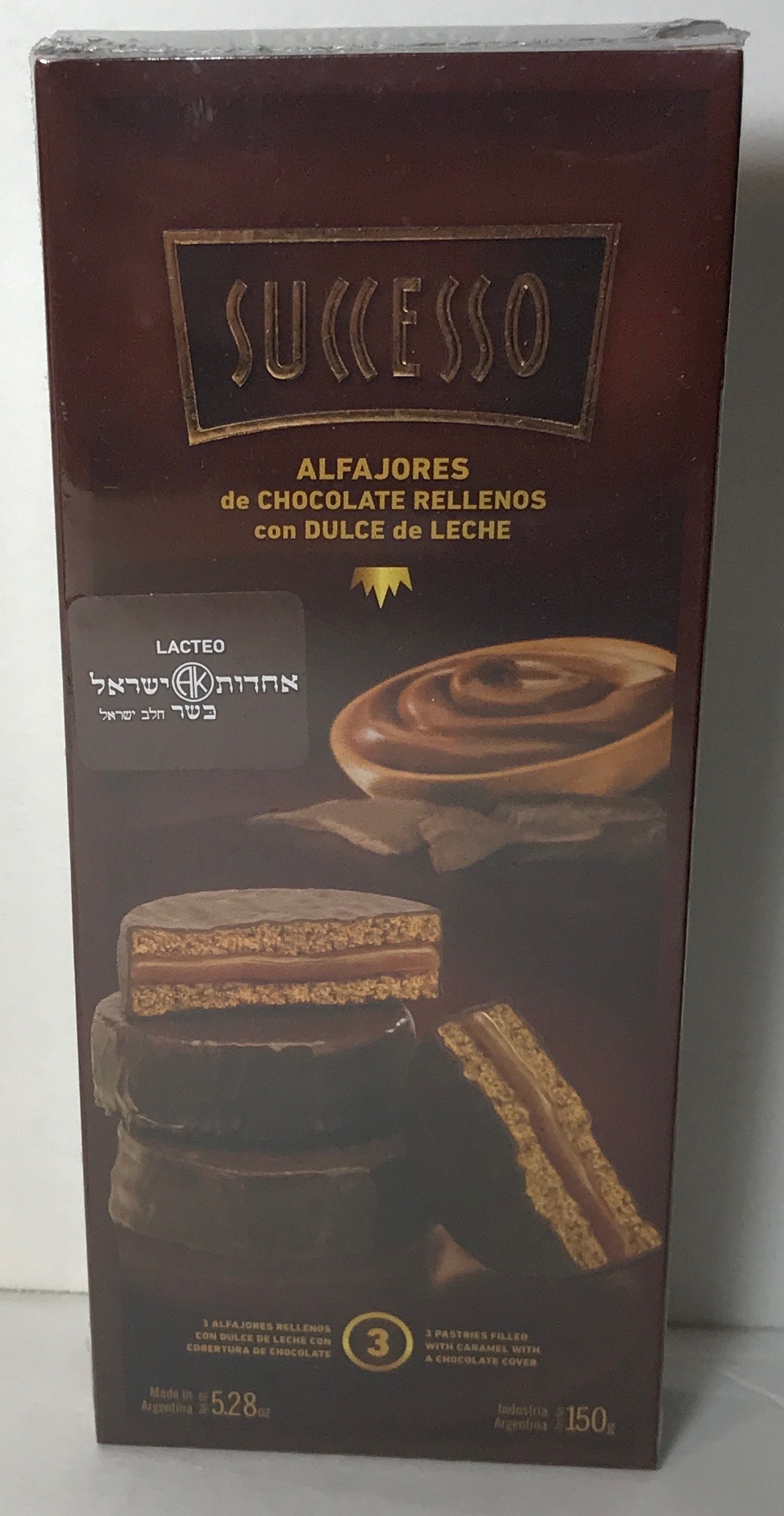 Alfajor Chocolate Successo 3 x 50 g