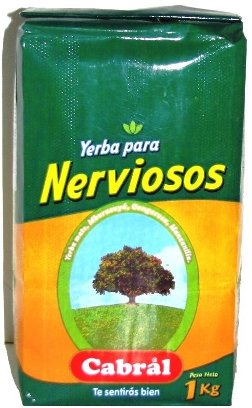 Yerba Cabral Nervioso 20 x 1 Kg