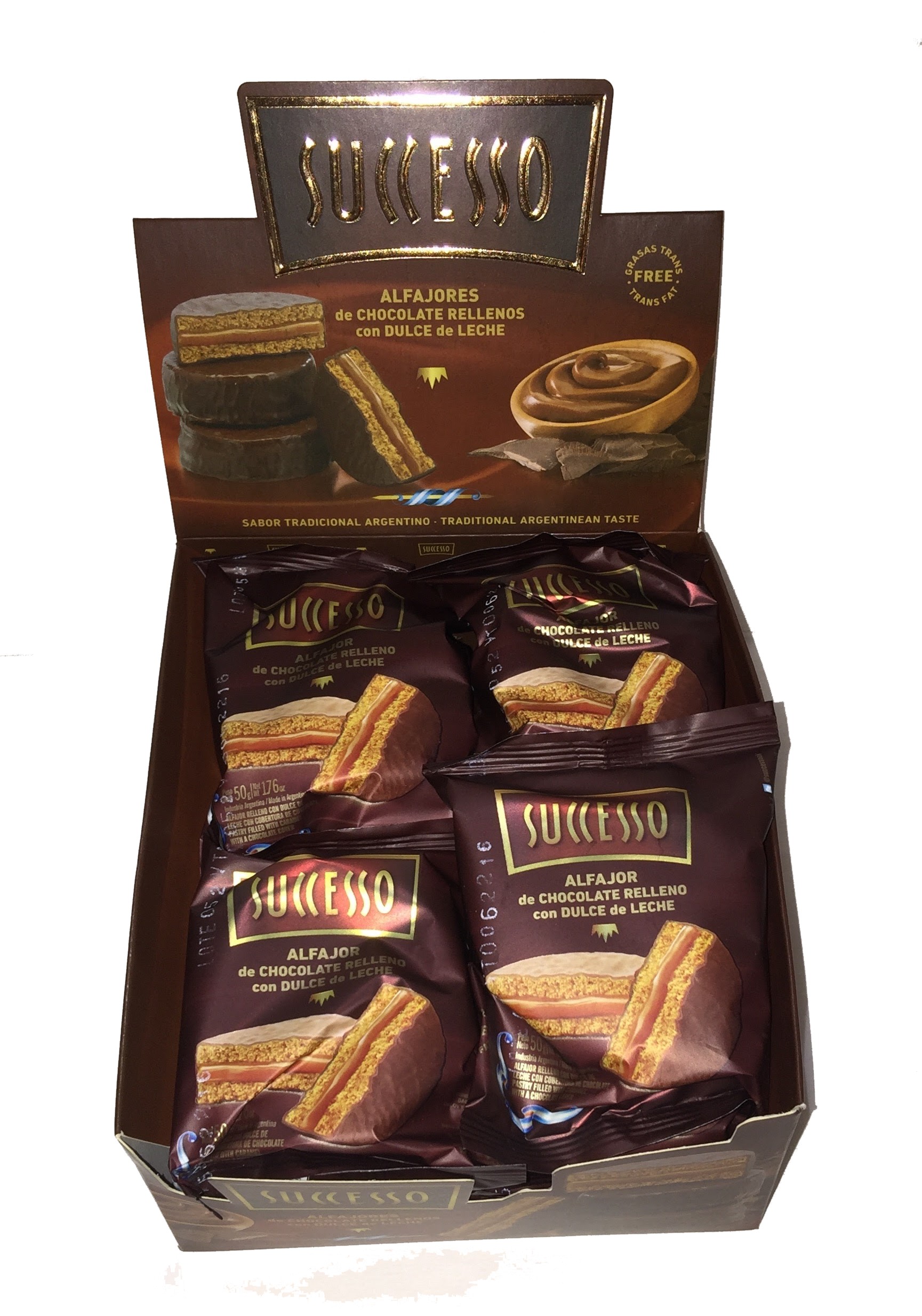 Alfajor Flow pack Successo Display Chocolate 12 x 50 g