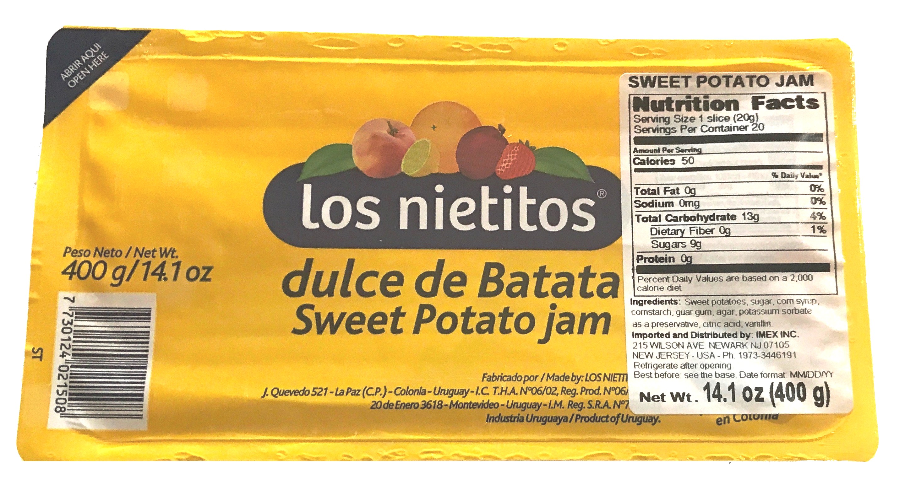 Dulce de Batata Los Nietitos 24 x 400 grs