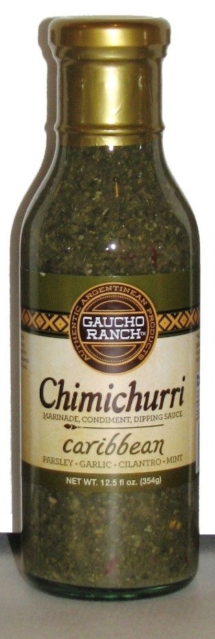 Salsa Chimichurri Gaucho Ranch 12 x 354 g Caribbean Flavor