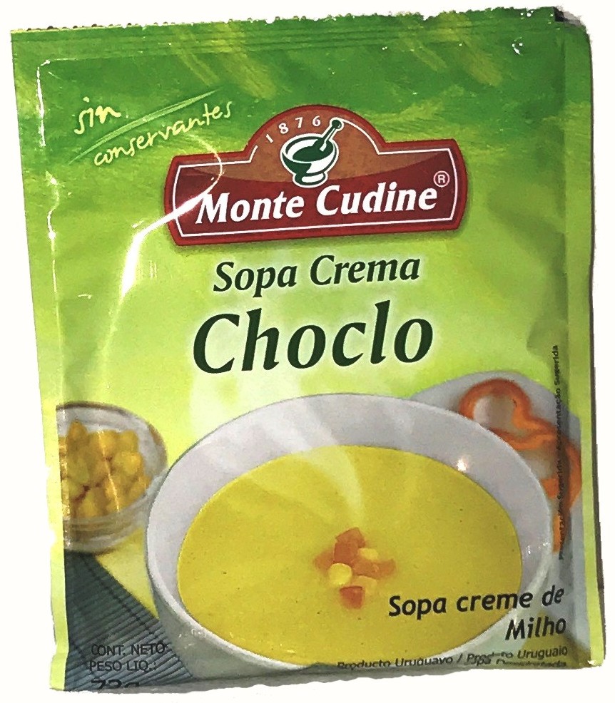 Sopa Crema de Choclo Monte Cudine 18 x 72 g
