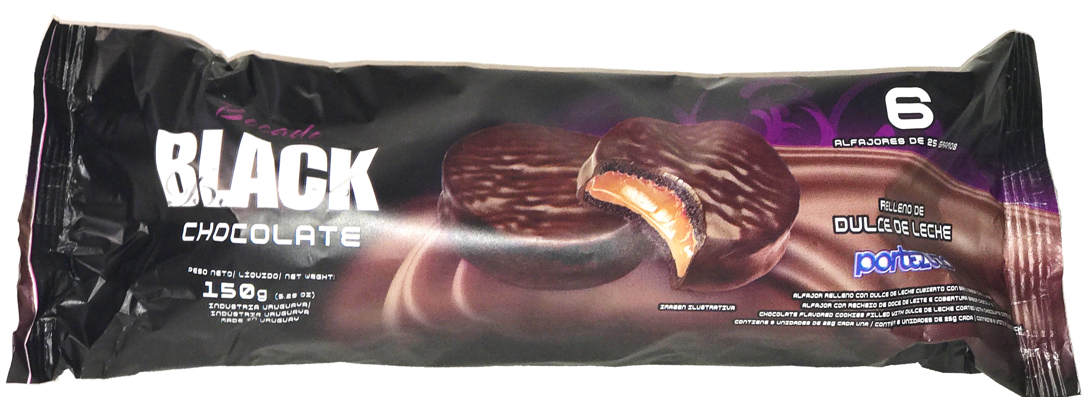 Alfajorcito Portezuelo Black Chocolate 30 x 6 x 150 g