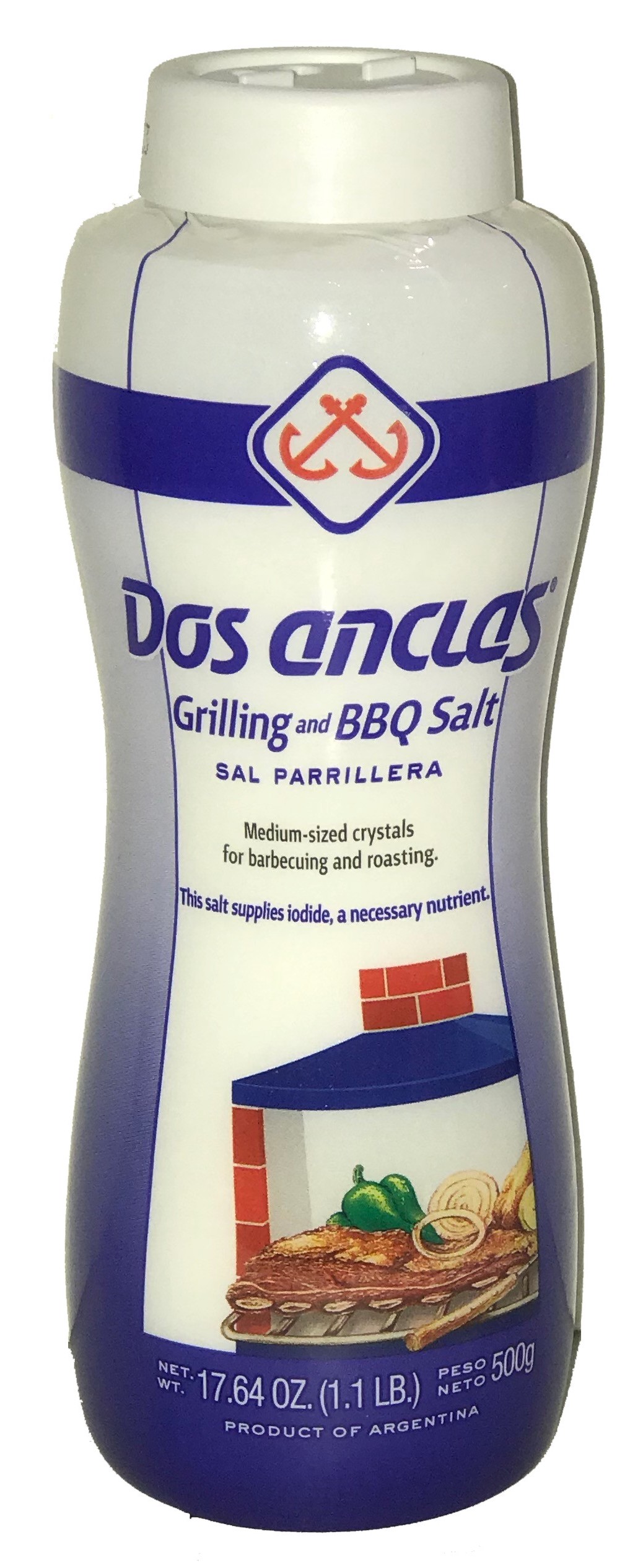 Sal Parrillera dos Anclas 12 x 500 g