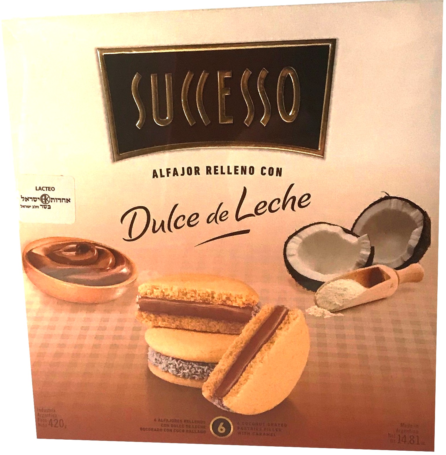 Alfajor Maicena Successo 6 x 70 g
