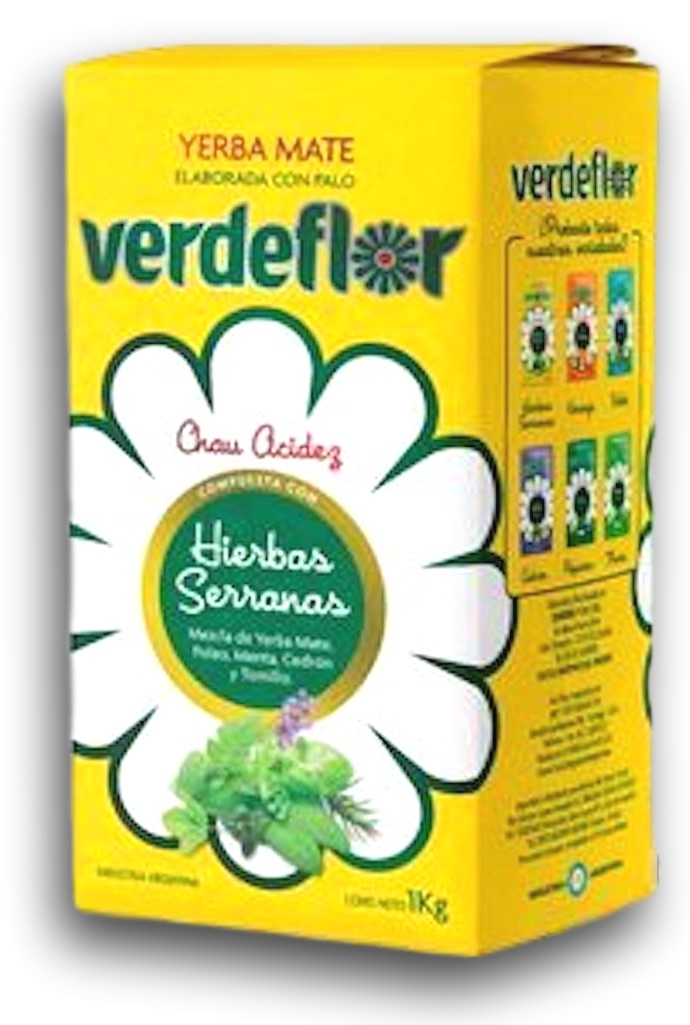 Yerba Verdeflor Hierbas Serranas 12 x 1 Kg