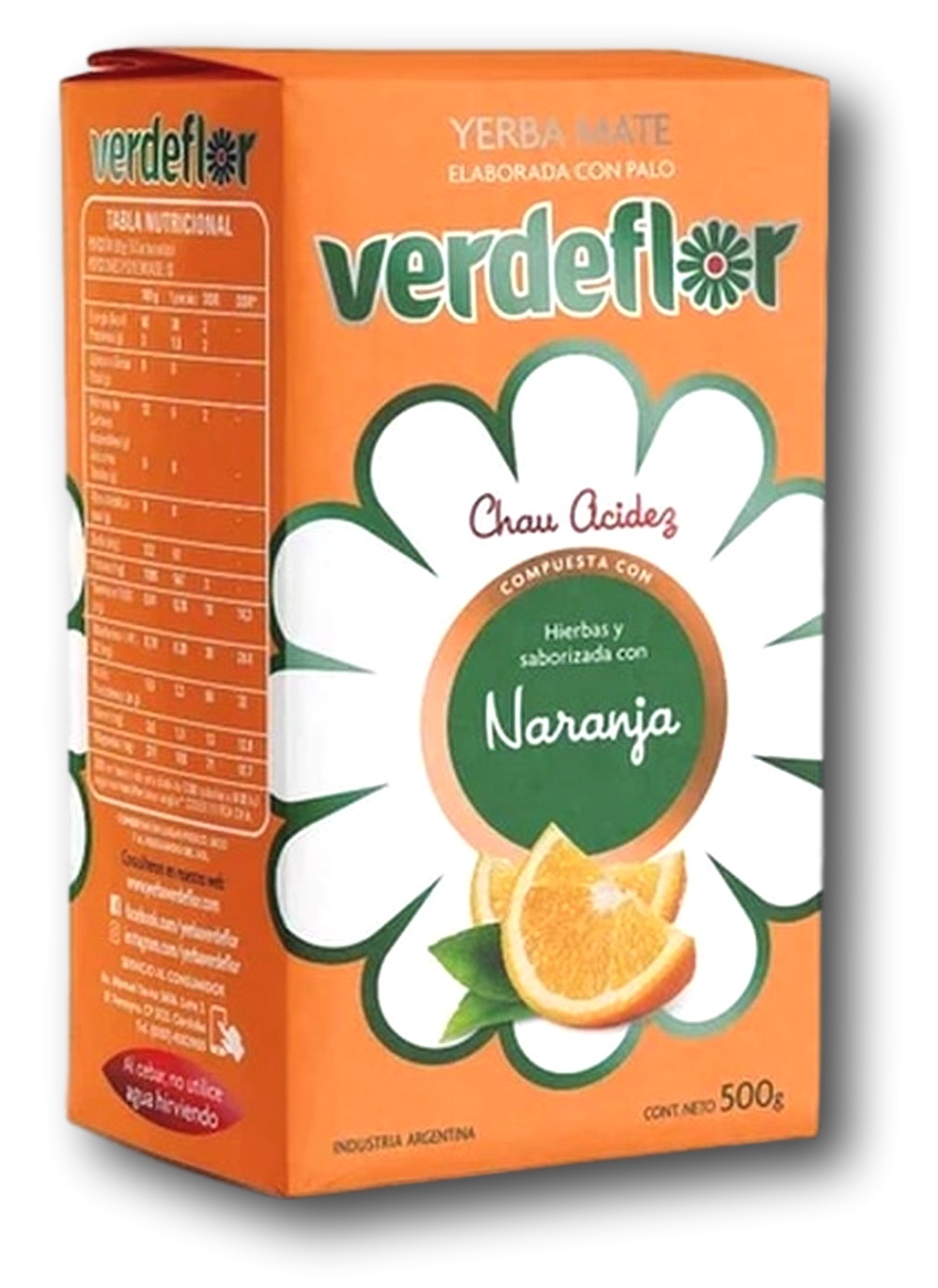 Yerba Verdeflor Naranja 12 x 500 g