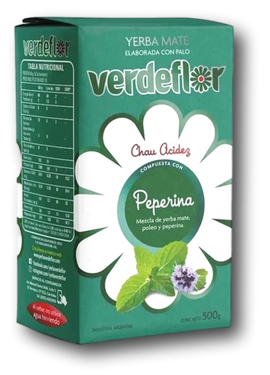 Yerba Verdeflor Peperina 12 x 500 g