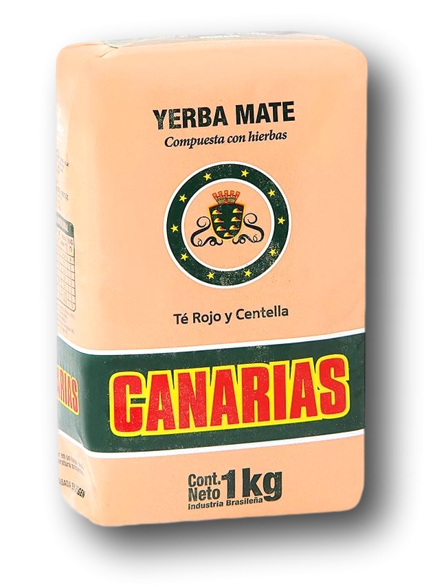 Yerba Canarias Te Rojo y Centella 20 x 1Kg