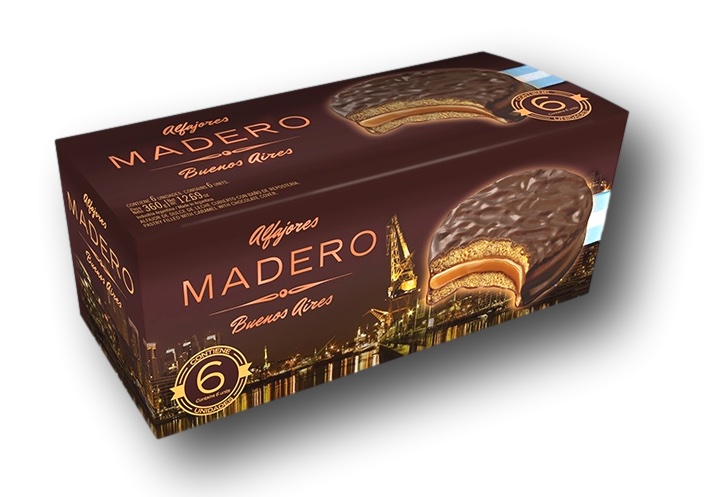 Alfajor Chocolate Madero 12 x 6 x 360 g