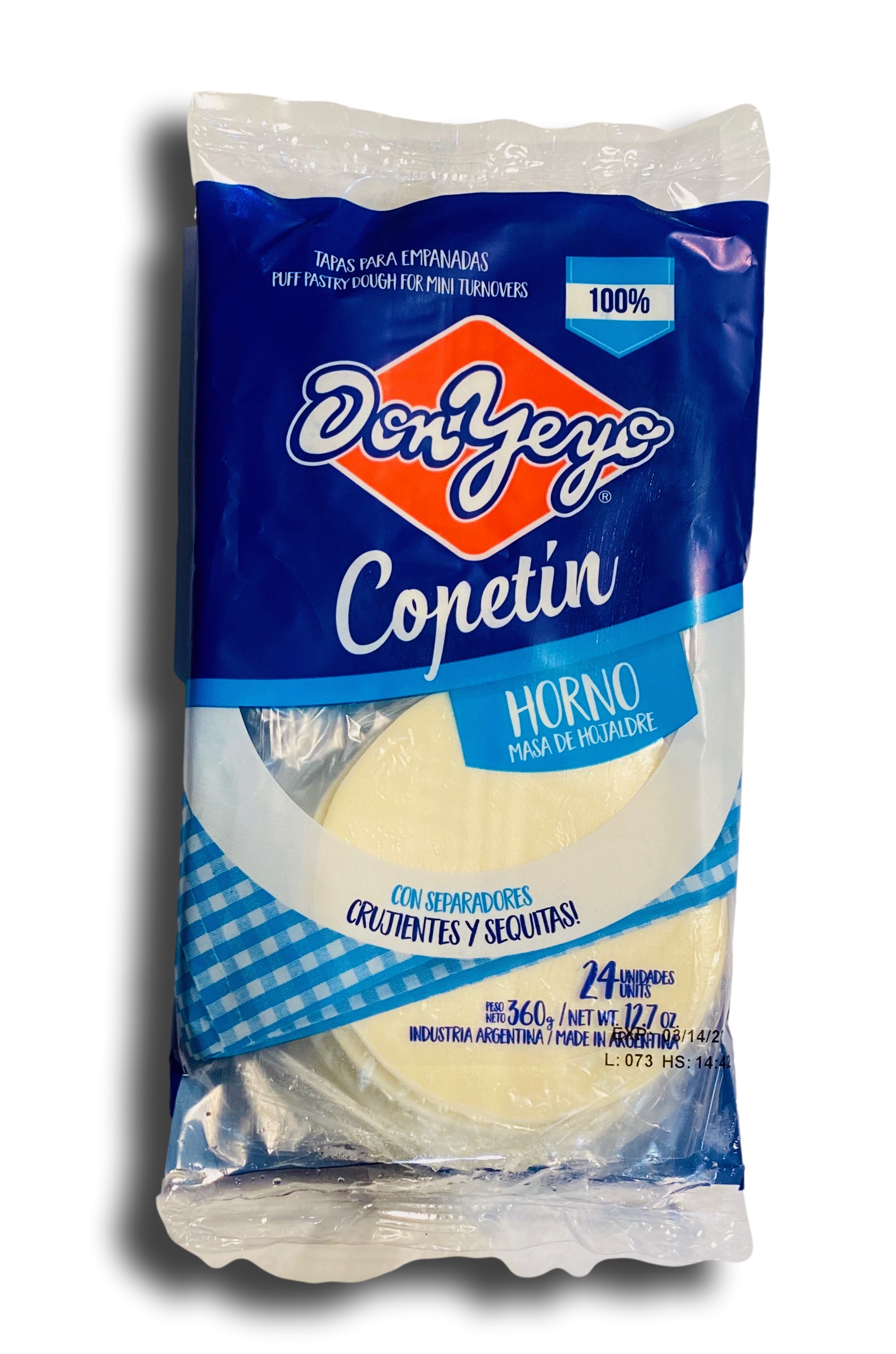 Tapas Copetin Don Yeyo 16 x 24 x 360 g