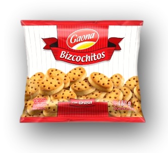 Bizcochito de Grasa Gaona 24 x 180 g