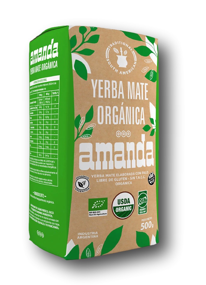 Yerba Mate  Amanda ORGANICA 10 x 500 g