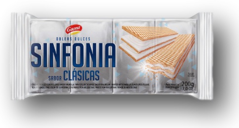 Galletitas Sinfonia Gaona 10 x 4 x 50 g