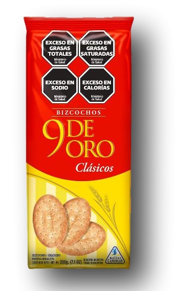 Bizcocho de grasa 9 de Oro 24 x 200 g