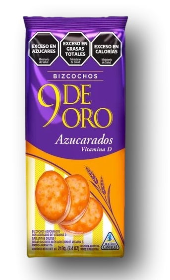 Bizcocho Azucarado 9 de Oro 28 x 210 g