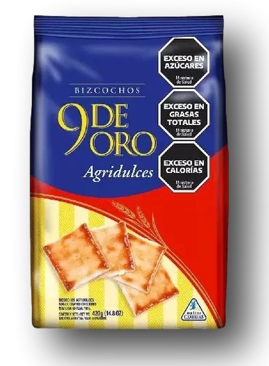 Bizcocho Agridulce 9 de Oro 20 x 200 g