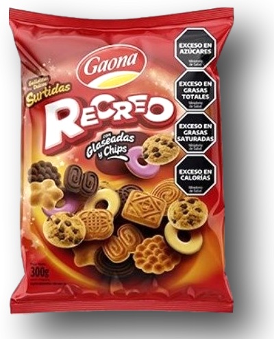 Galletitas Recreo Gaona 18 x 300 g