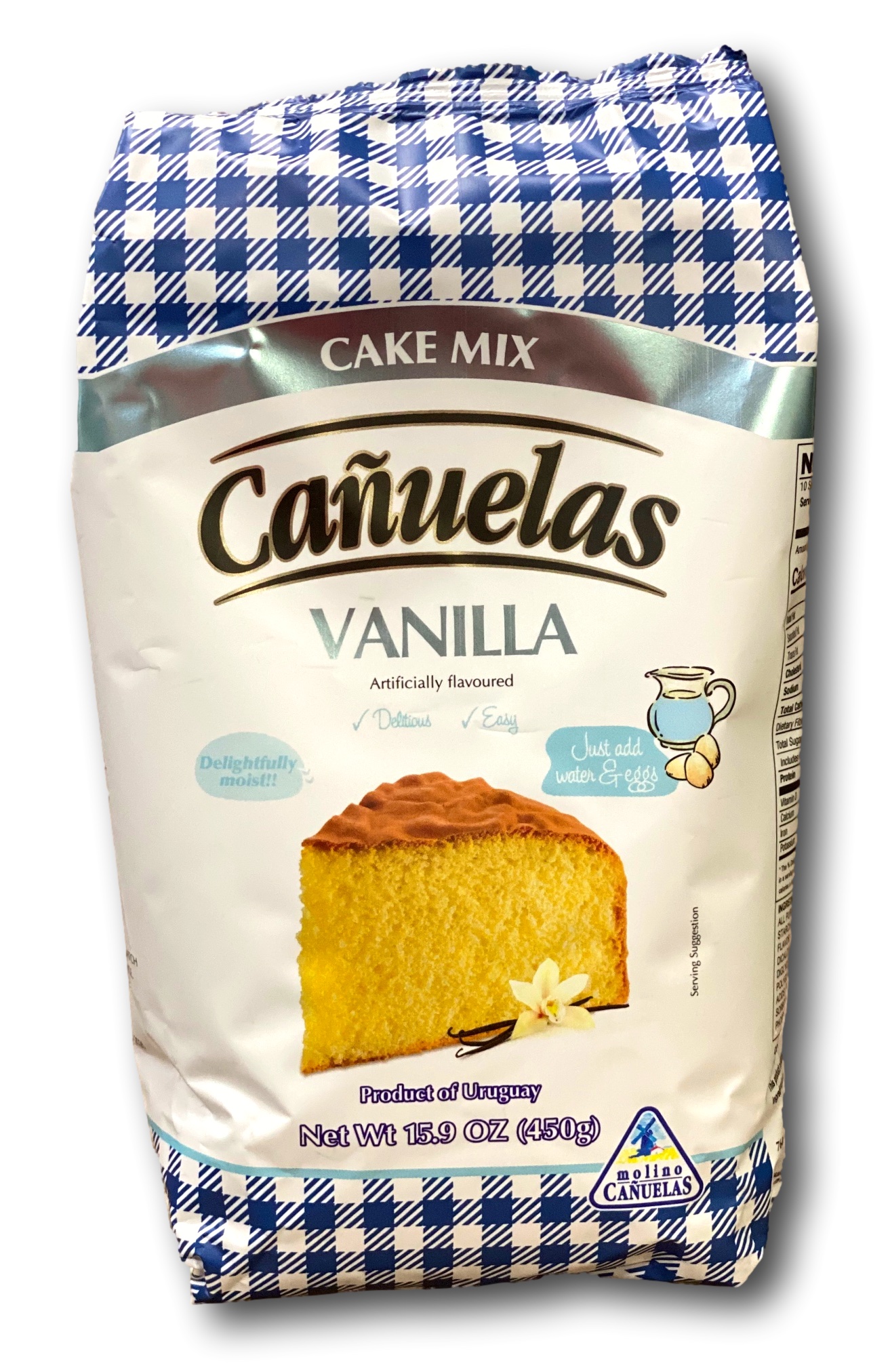 Bizcochuelo de VAINILLA Cañuelas 9 x 450 g