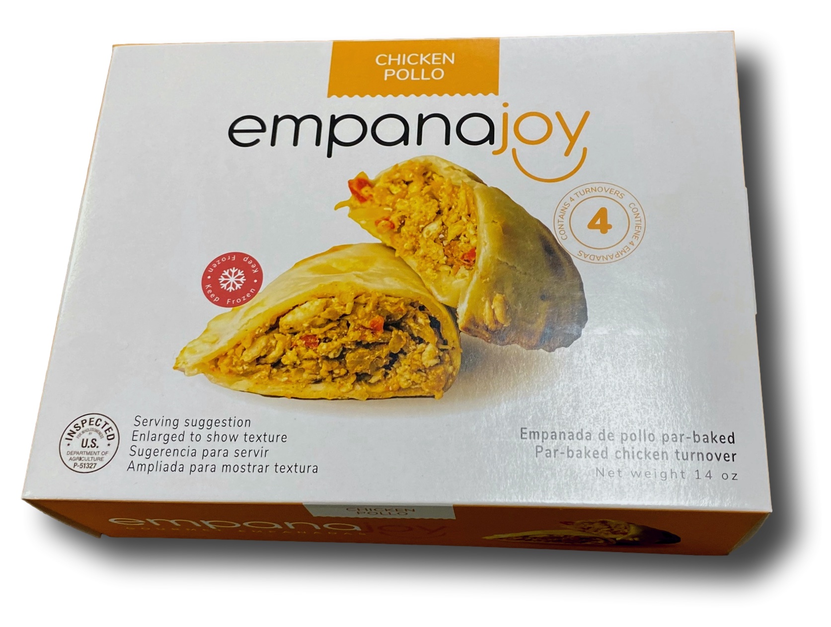 Empanadas de Pollo EmpanaJoy 8 x 4 x 14 Oz