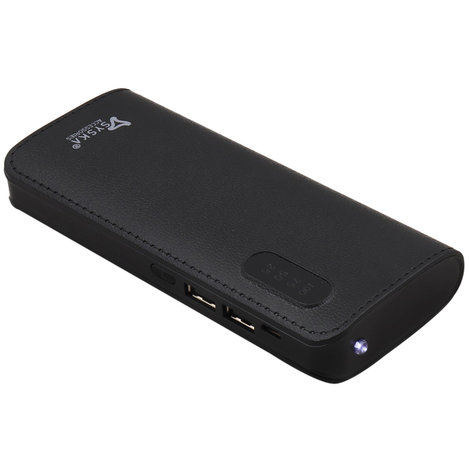 Syska 11000 mAh Power Bank  (Black, Lithium-ion)