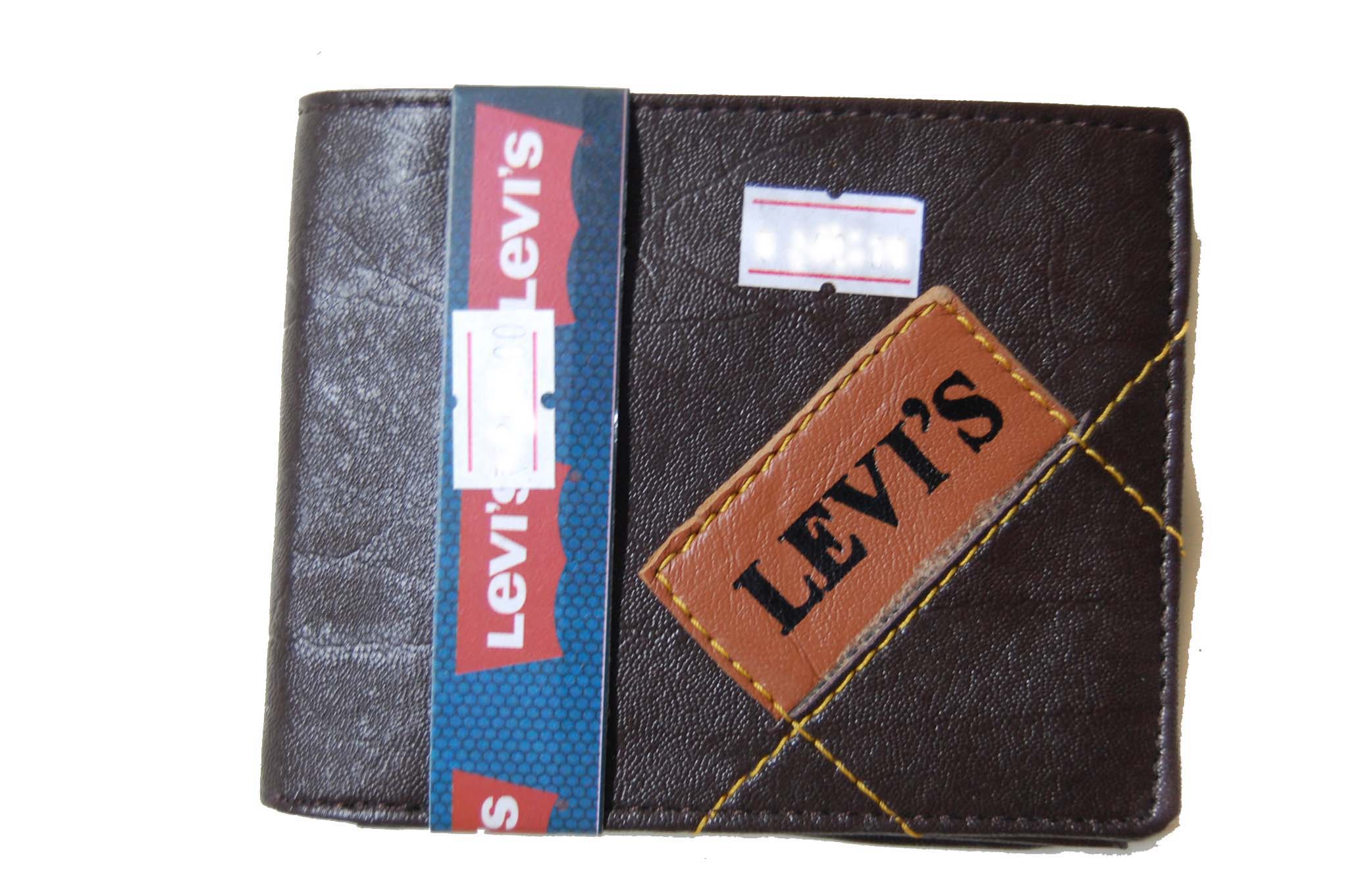 Levi's Dark Brown Leather Wallet