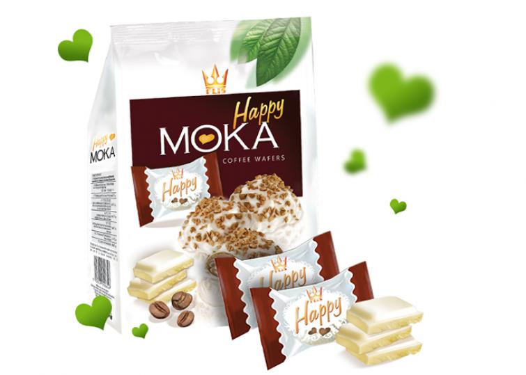 Happy Wafers Moka Coffe 140Gm