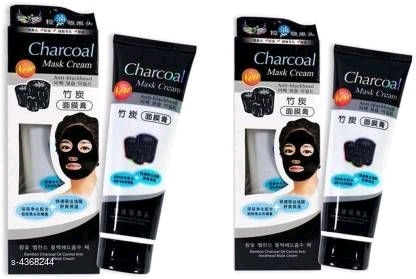 charcoal FACE MASK  (Pack OF 2) 