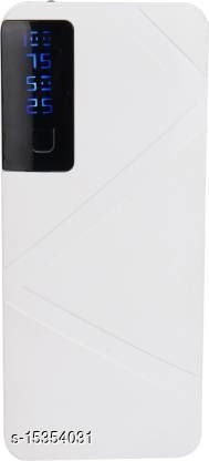 MI-STS Crossline 20000mAh Dual USB Port With Flash Light Fast Charging Power Bank(White)