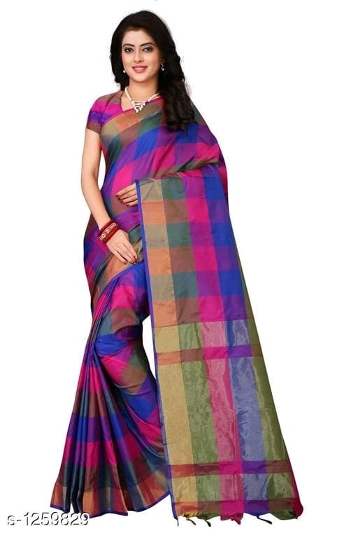 Attractive  Litchi Silk  Saree