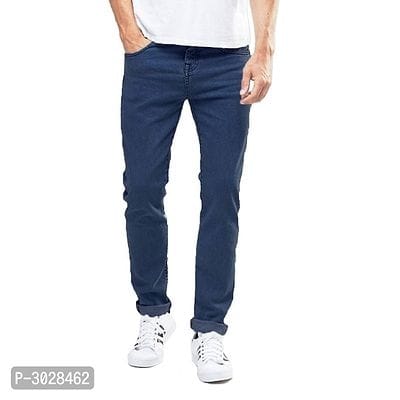 Stylish Cotton Blend Jeans For Men