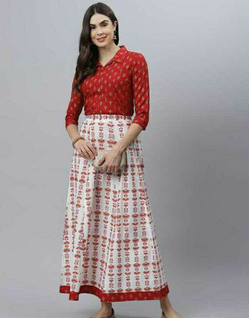 Trendy Fashionista Women Ethnic Skirts and Tops