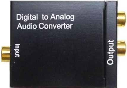 Optical to Audio converter Box