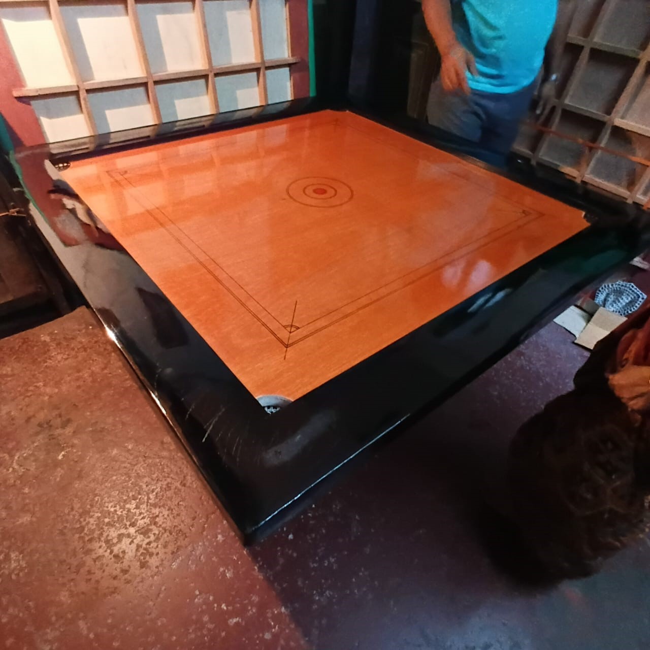 48 Inch waterproof wooden carrom Board red ply